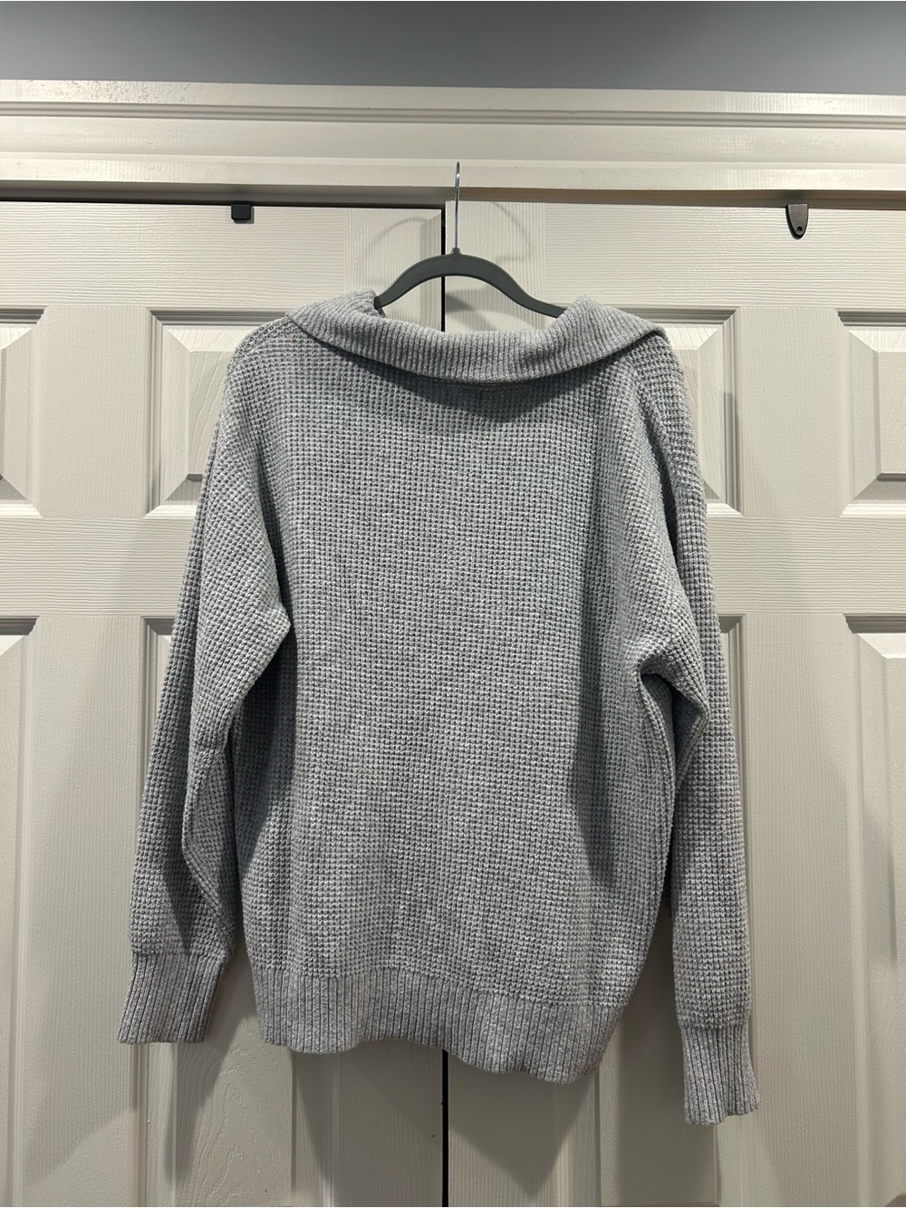 Aerie CozyUp Waffle Button Sweater - Picture 4 of 5